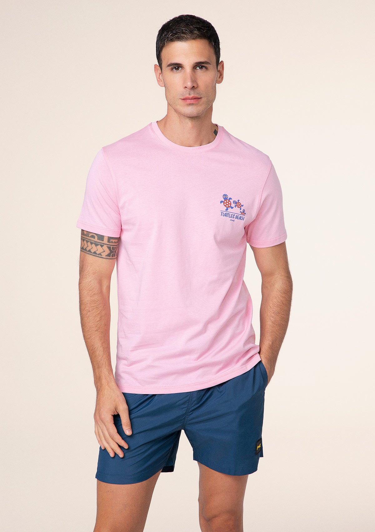 Image of Men's T-shirt F**K Rosa m01ts93-PK