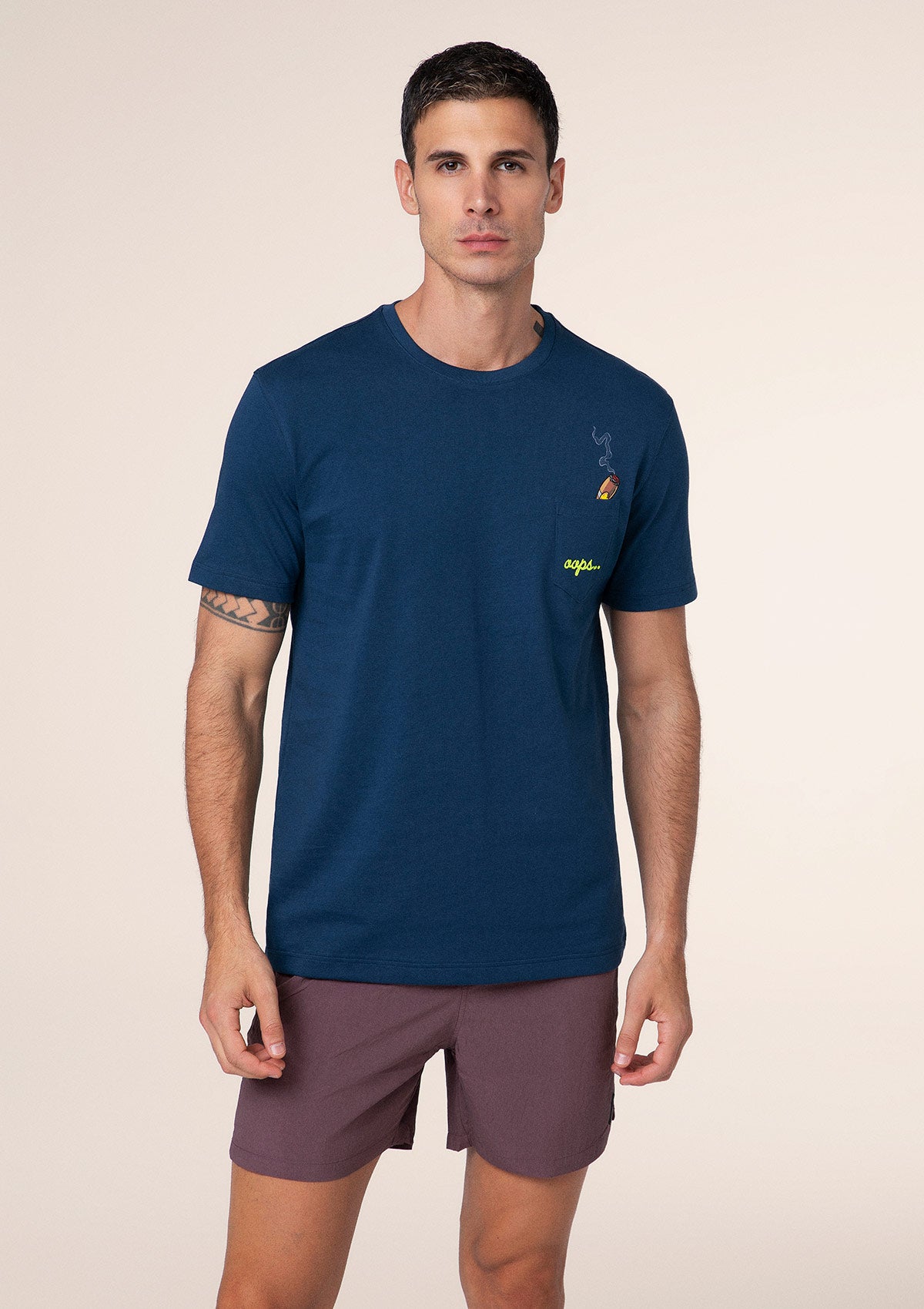 Men's T-shirt F**K Blue M01TS94-BU