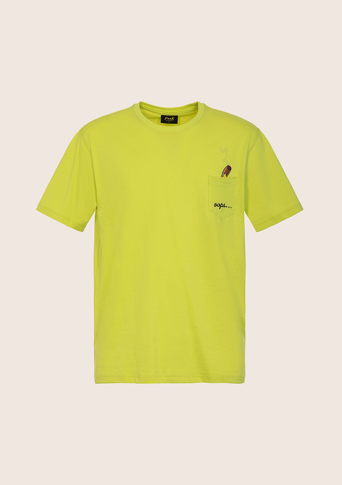Image of T-Shirt Uomo F**K Lime M01TS94-LI