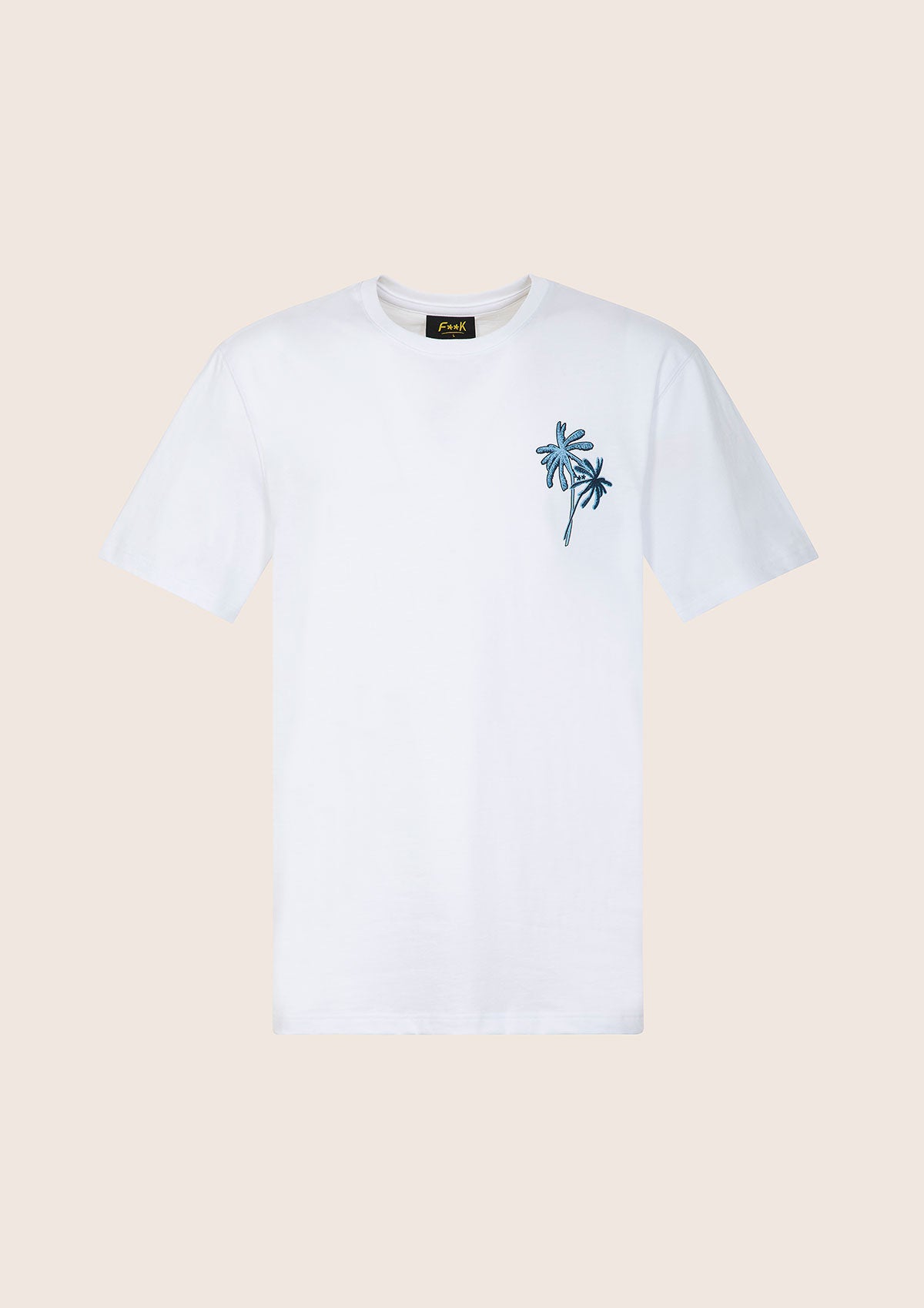 Camiseta para hombres F**K White M01TS96-WH