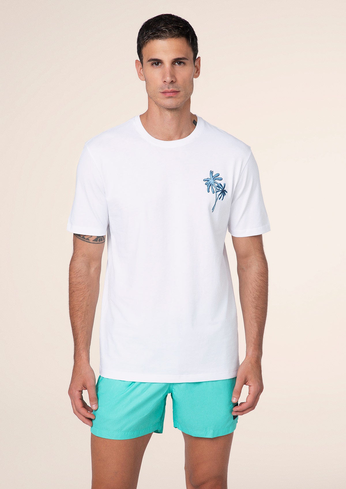Camiseta para hombres F**K White M01TS96-WH