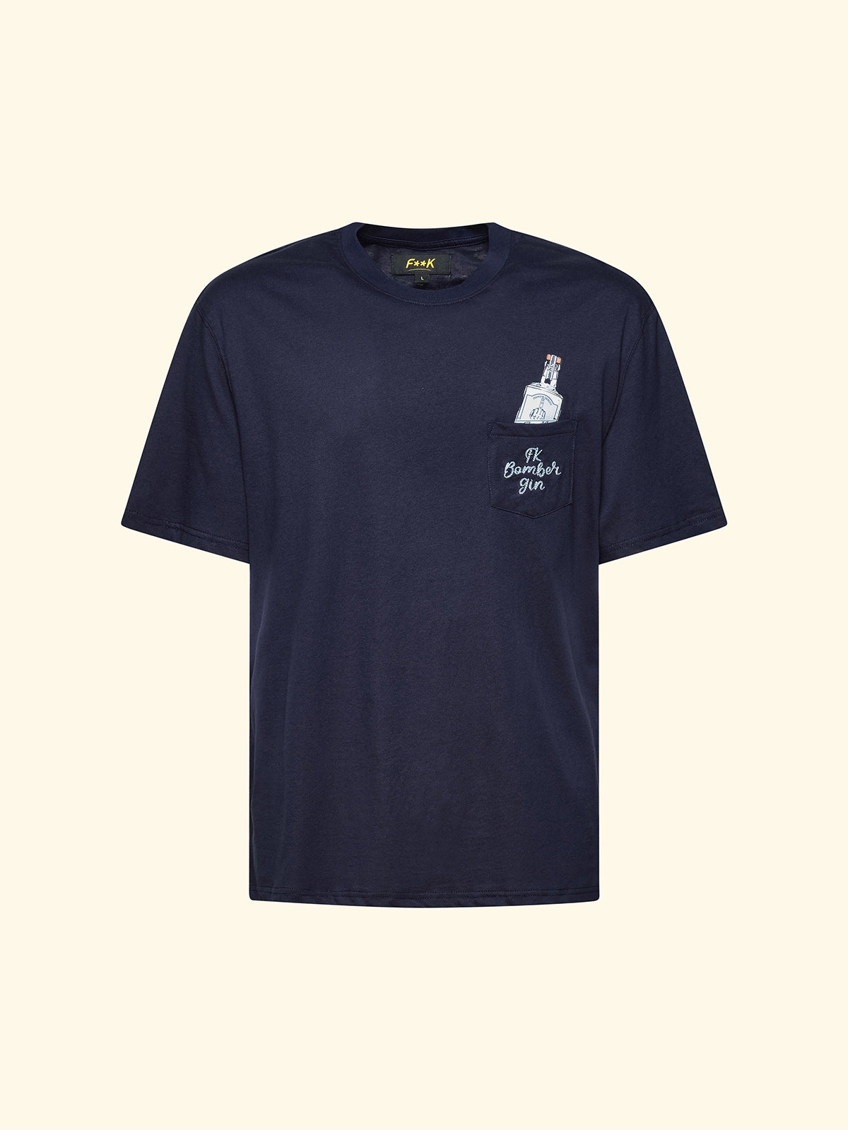 Image of Men's T-Shirt F**K Blue SM6003-BU