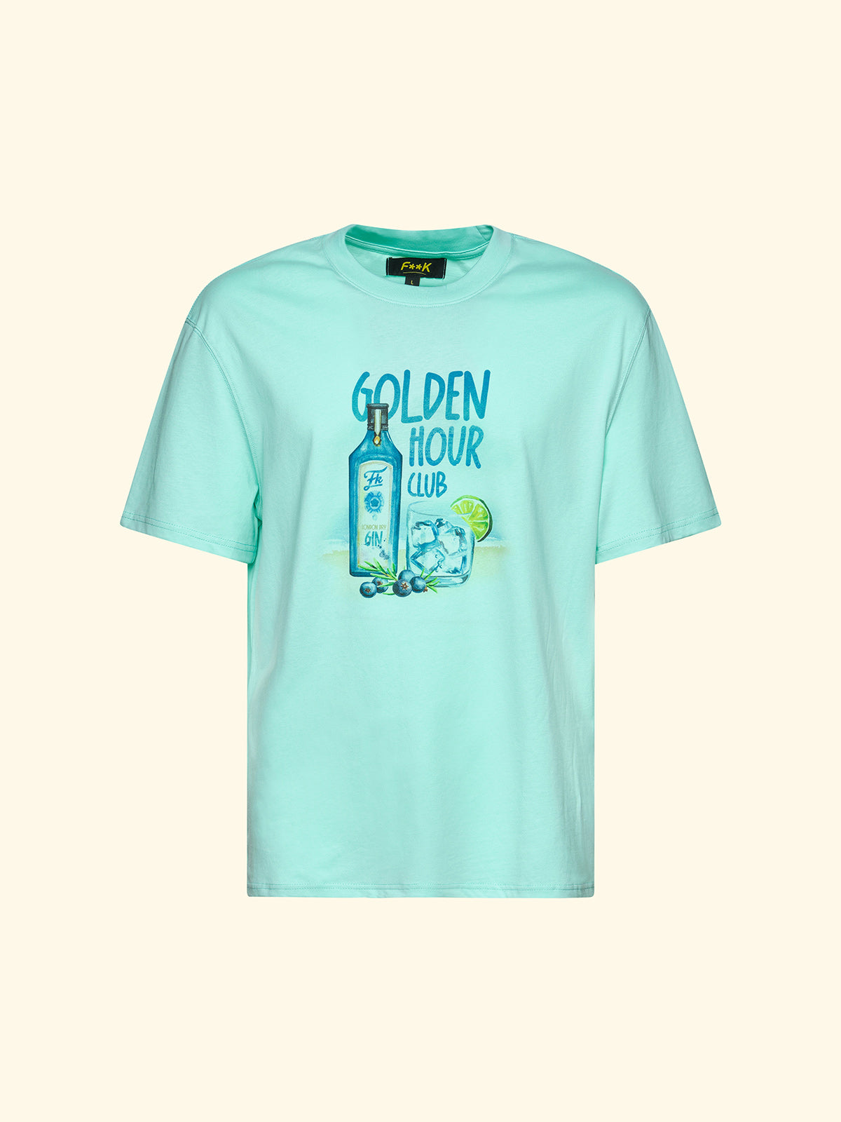 Image of Herren-T-Shirt F**K Aquagrün SM6009-AQ
