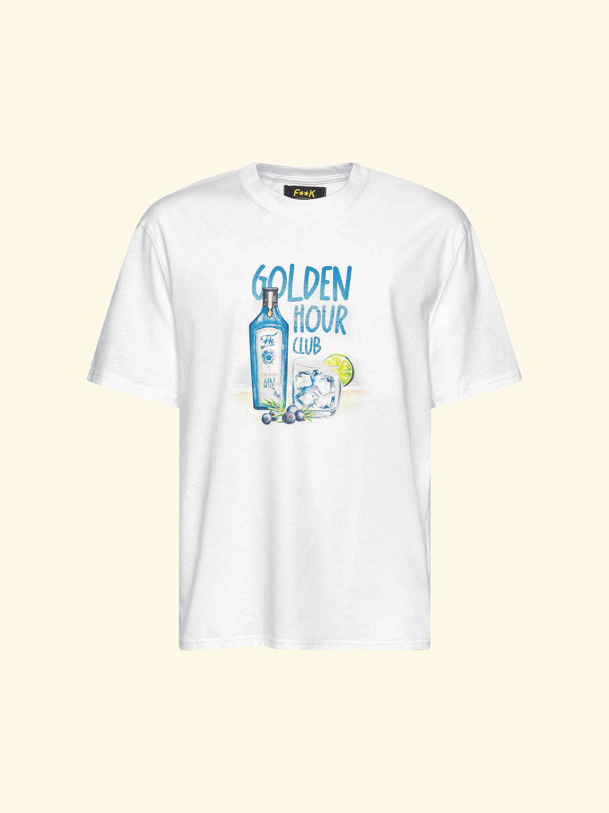 Men's T-Shirt F**K White SM6009-WH