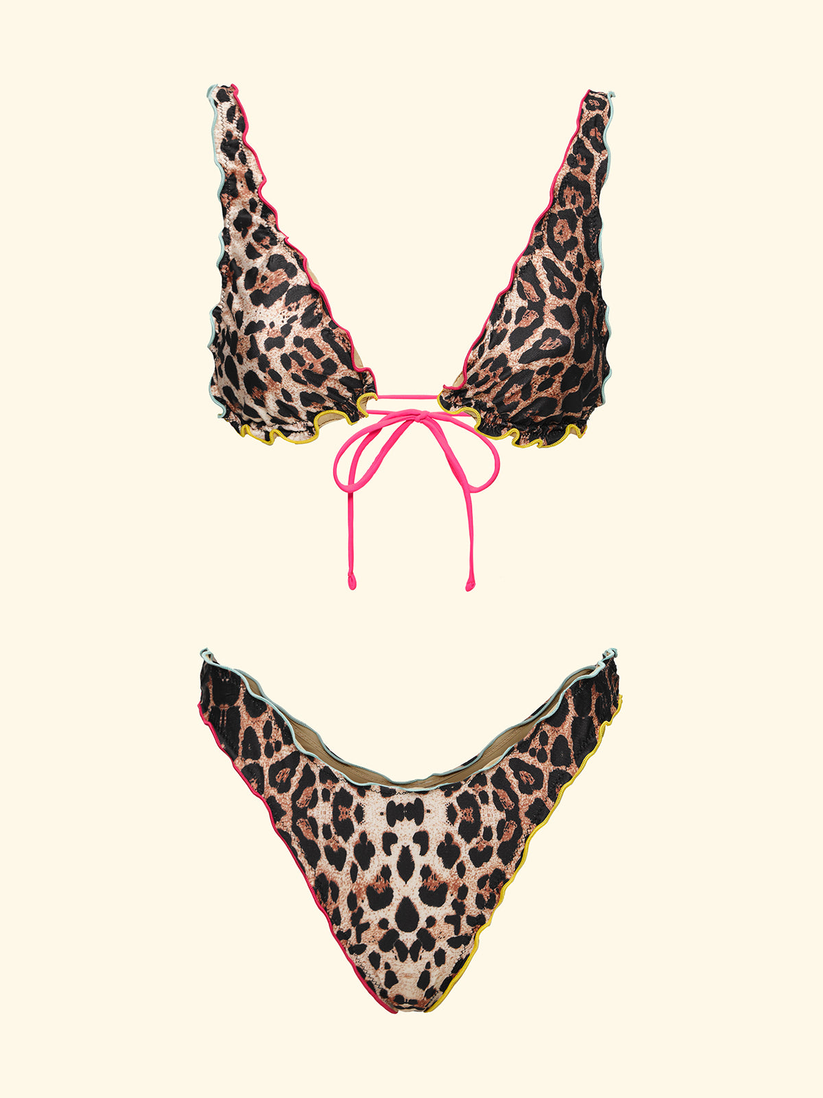 Bikini për femra F**K Trekëndëshi i lartë me Slip American Fixed Fantasy SW0122-X02