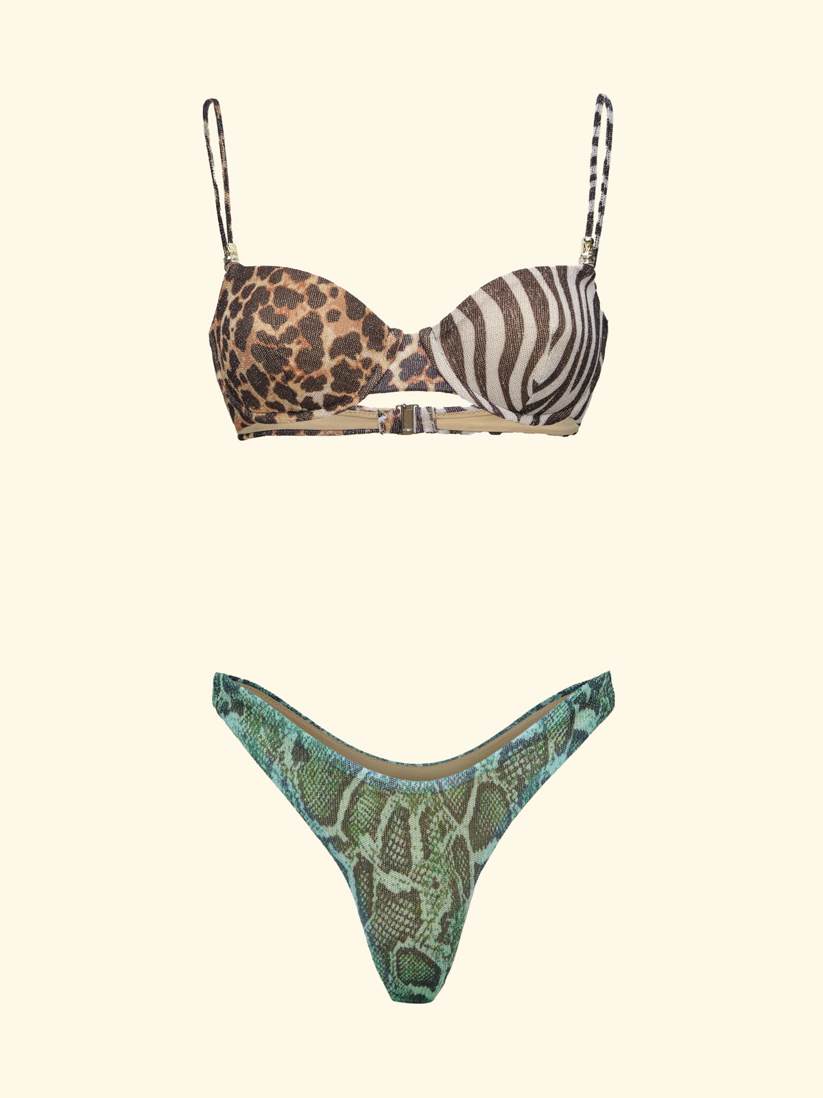 Dames bikini's F**K BH met beugel en Slip Amerikaanse vaste fantasie SW0141-X10