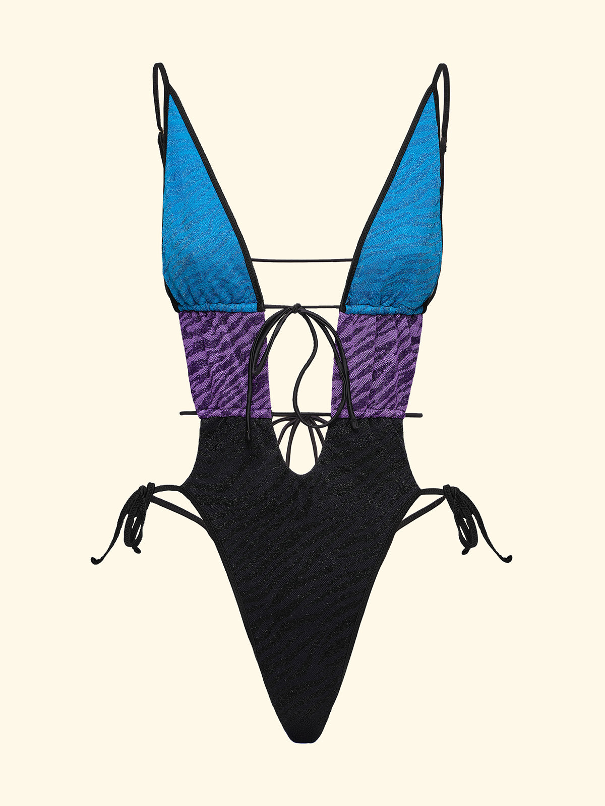 Image of Trikini Donna F**K Nero SW0162BK