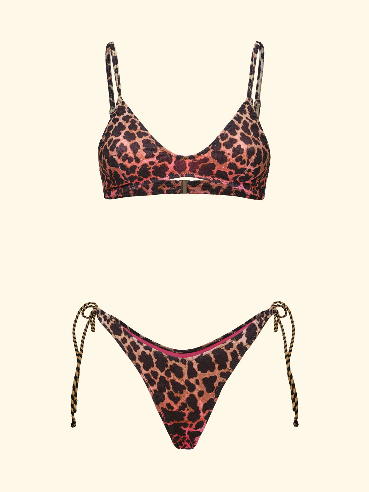 Image of Bikinis pour femmes F**K Dessus fixe e Slip Fantaisie réglable américaine SW0191-X08