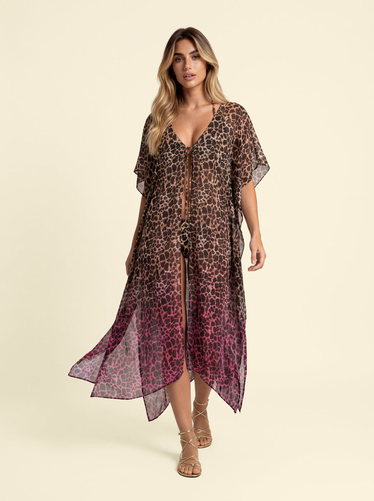 Kaftano Lungo Donna F**K Fantasia SW0196-X08