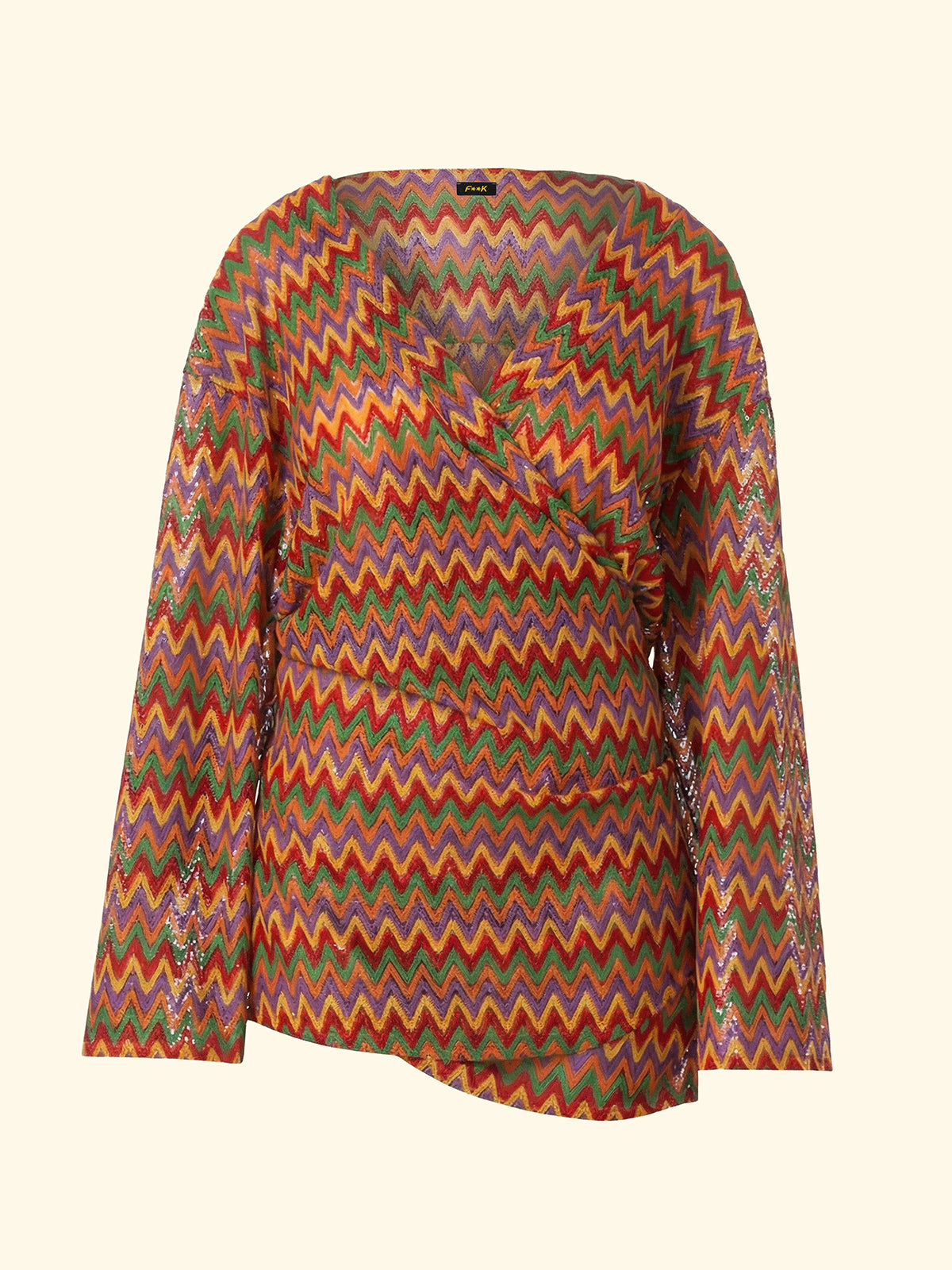 Image of Kurzer Kaftan für Damen F**K Mehrfarbig SW0236-MC