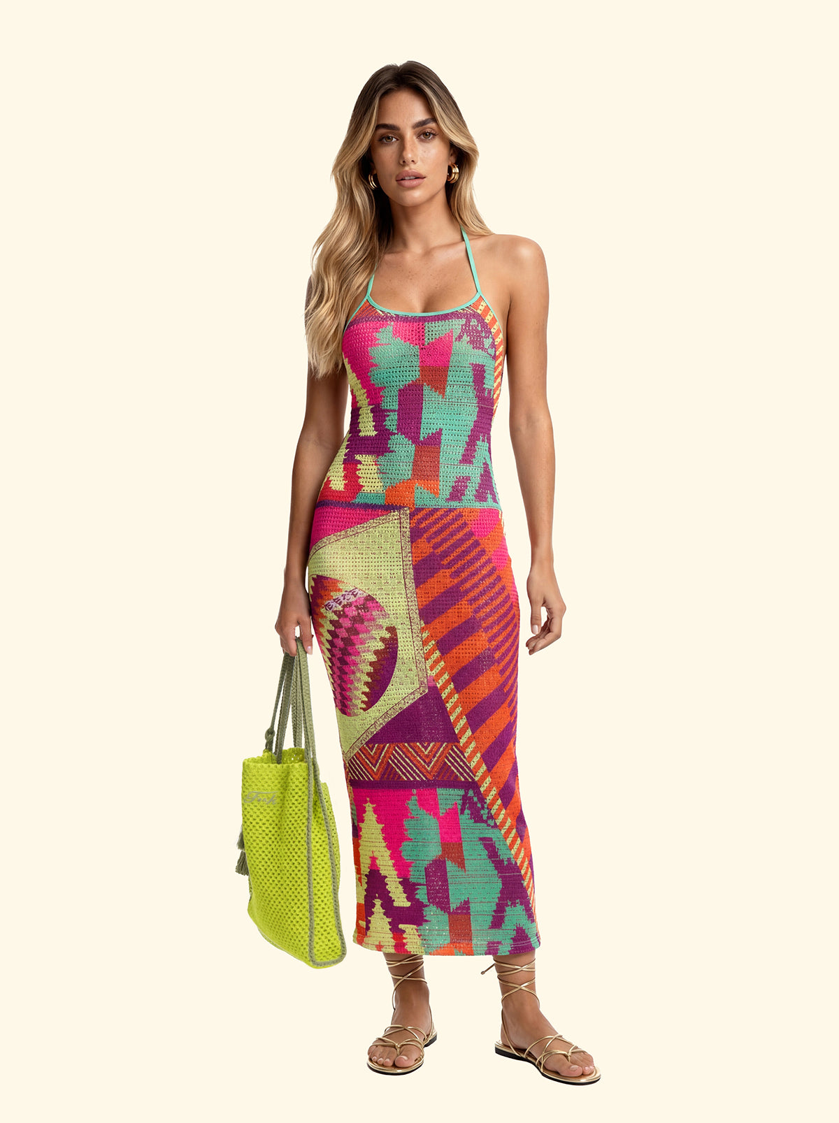 Długa sukienka damska F**K Fantazja SW0248-X13