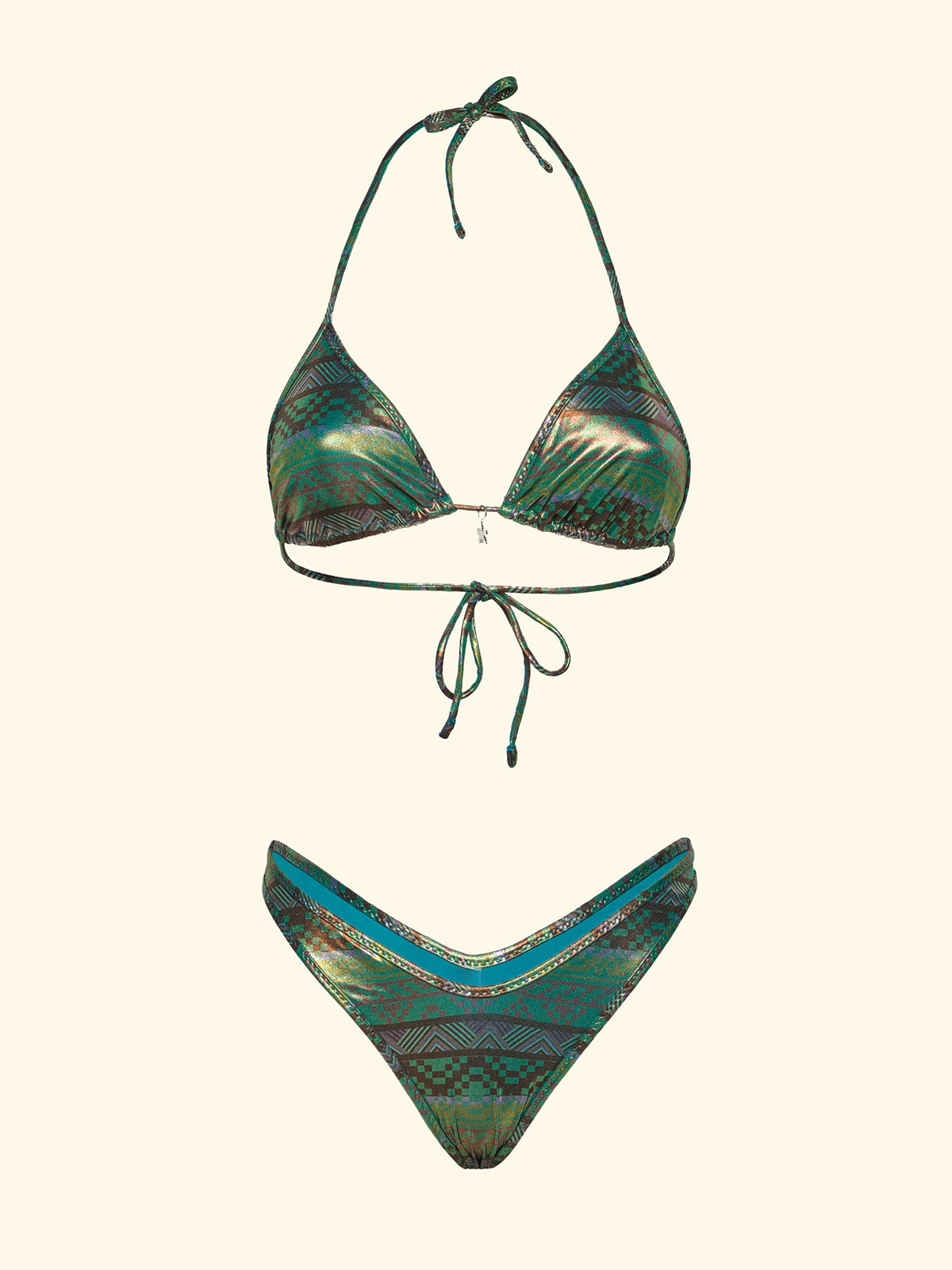 Ženski bikiniji F**K Trokut sa Slip Fiksna američka fantazija SW0254-X20