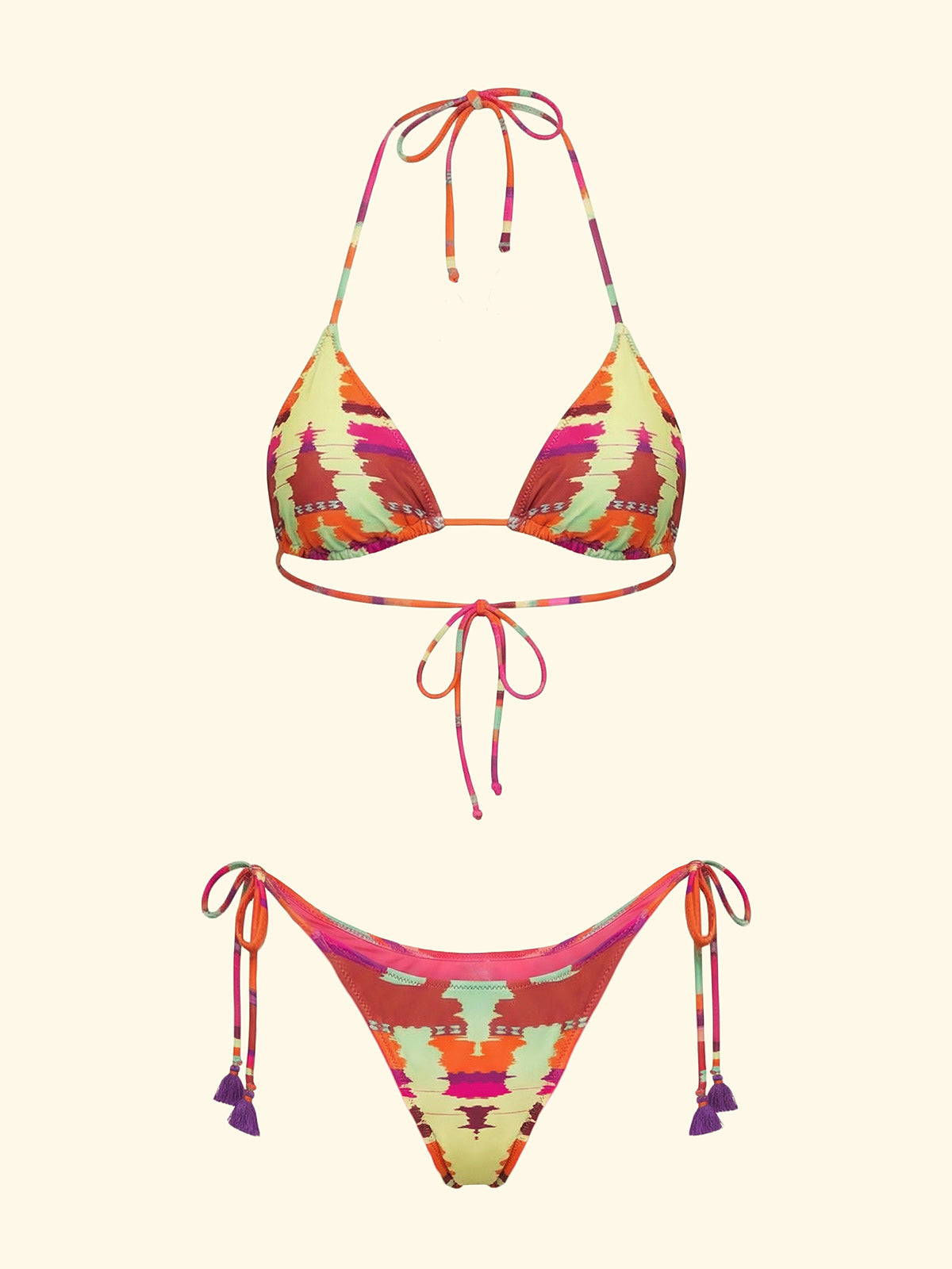Image of Women's Bikinis F**K Triangle with Slip Brazilian Adjustable Fantasy SW0280-X14