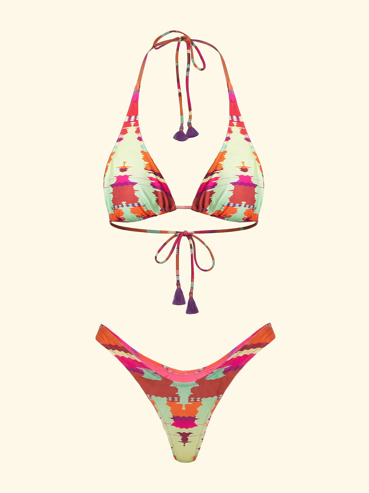 Image of Women's Bikinis F**K High Triangle with Slip American Fixed Fantasy SW0282-X14