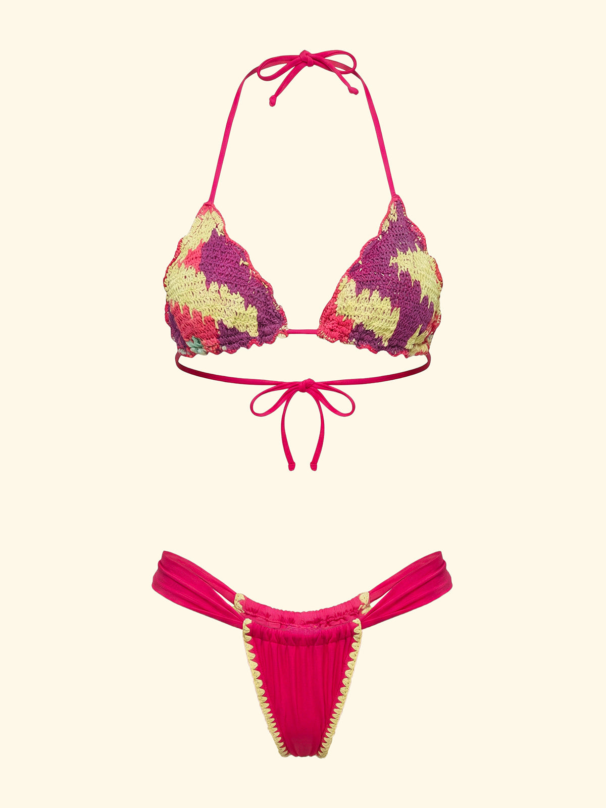 Image of Ženski bikiniji F**K Trokut sa Slip Brazilska fiksna fantazija SW0290-X13