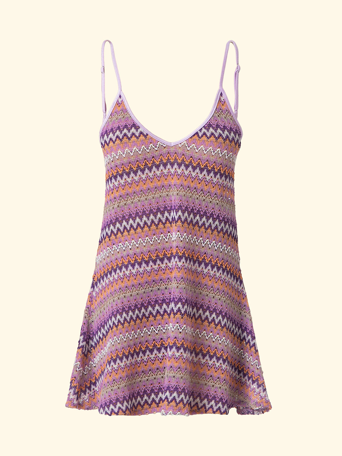 Image of Kratka ženska haljina F**K Višebojni SW0299-MC