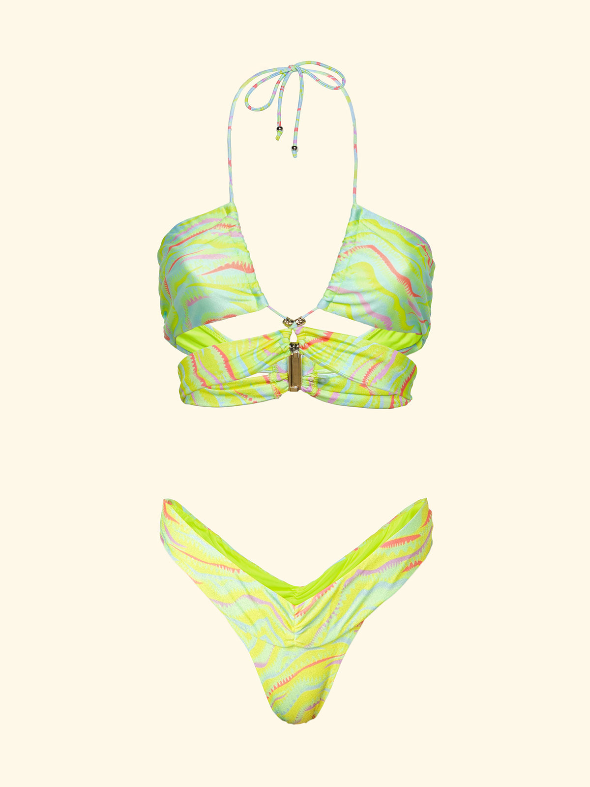 Women's Bikinis F**K Band with Slip American Fixed Fantasy SW0340-X35