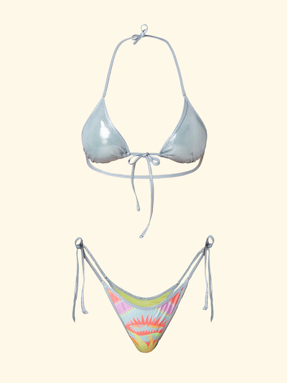 Bikinis pour femmes F**K Triangle avec Slip String Fantaisie SW0360-X26