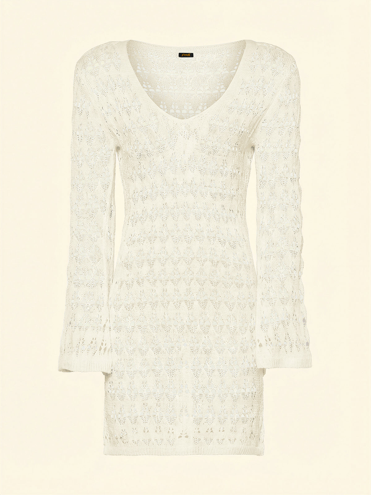 Image of Short Women's Dress F**K White SW0415-WH