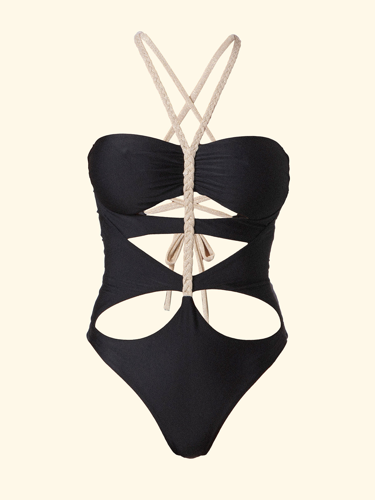 Image of Triquíni feminino F**K Preto SW0452-BK
