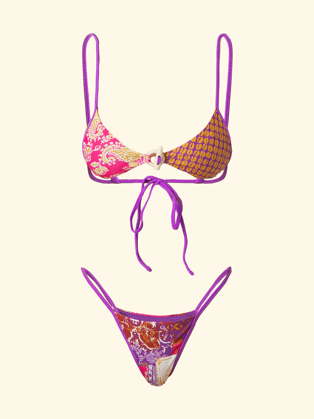 Дамски бикини F**K Триъгълник с Slip Регулируем Fantasy SW0470-X41
