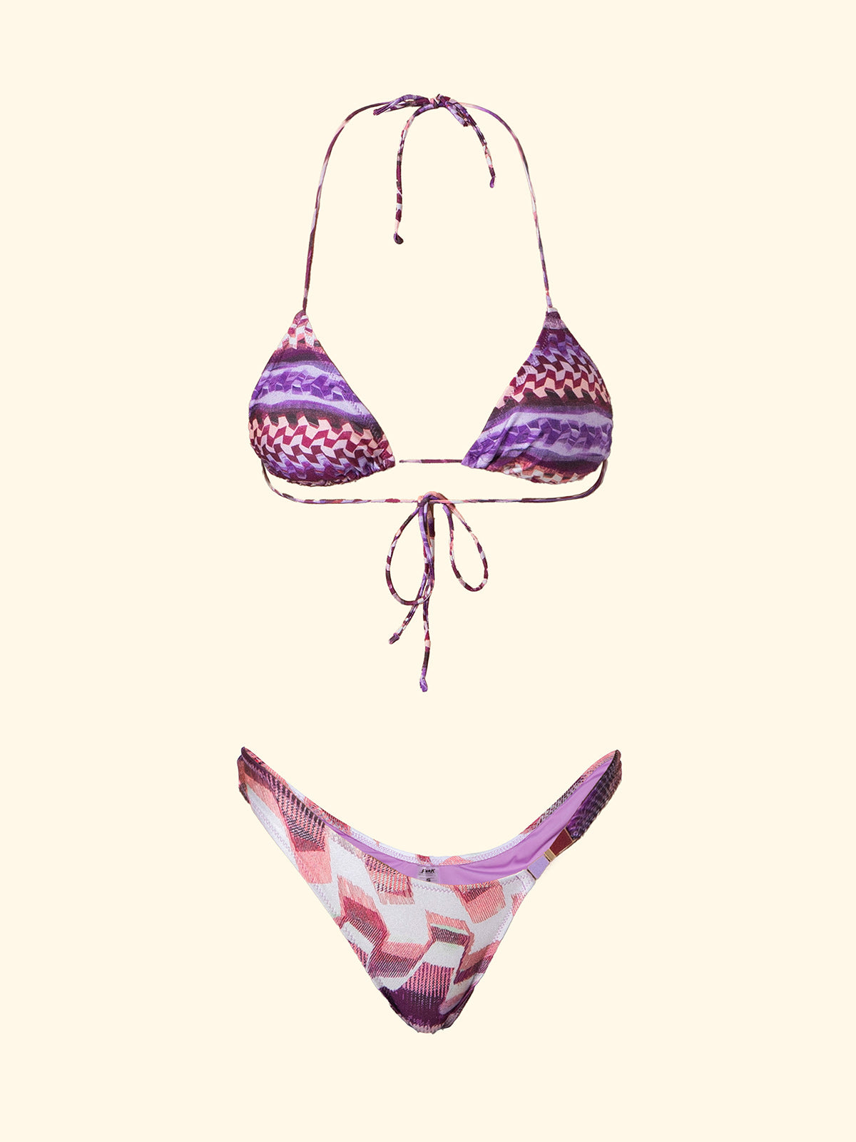 Image of Bikini Donna F**K Triangolo con Slip Fisso Leblon SW0611-X56