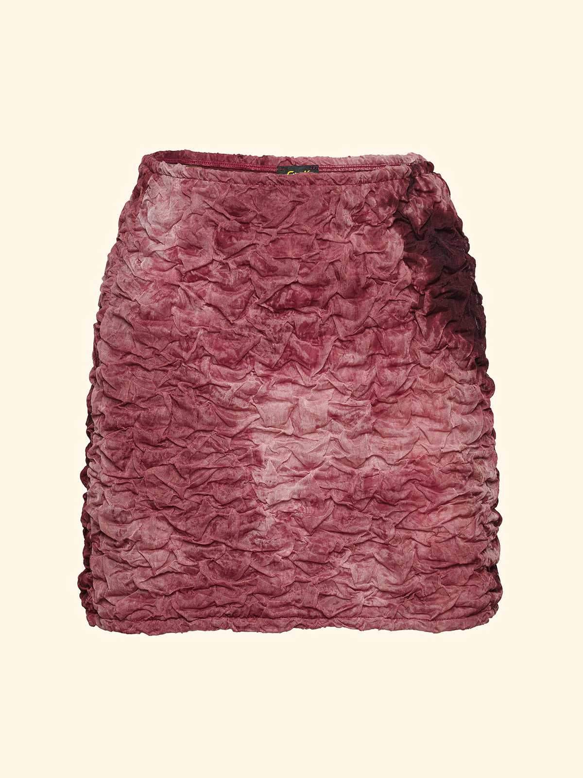 Image of Къса дамска пола F**K Бордо SW0648-BD