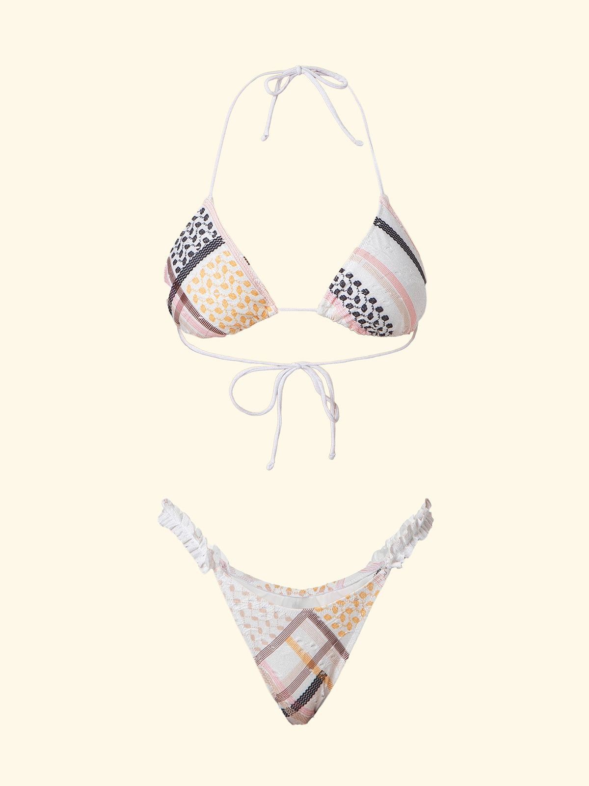 Ženski bikiniji F**K Trokut sa Slip Brazilska fiksna fantazija SW0710-X67
