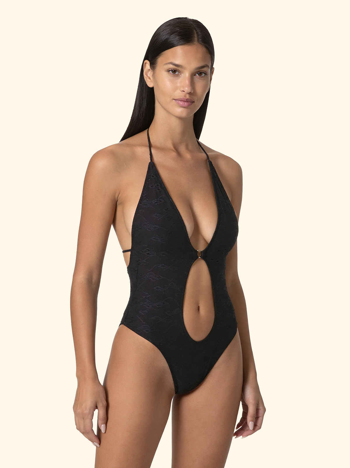 Ženski Monokini F**K Crna SW0722-BK
