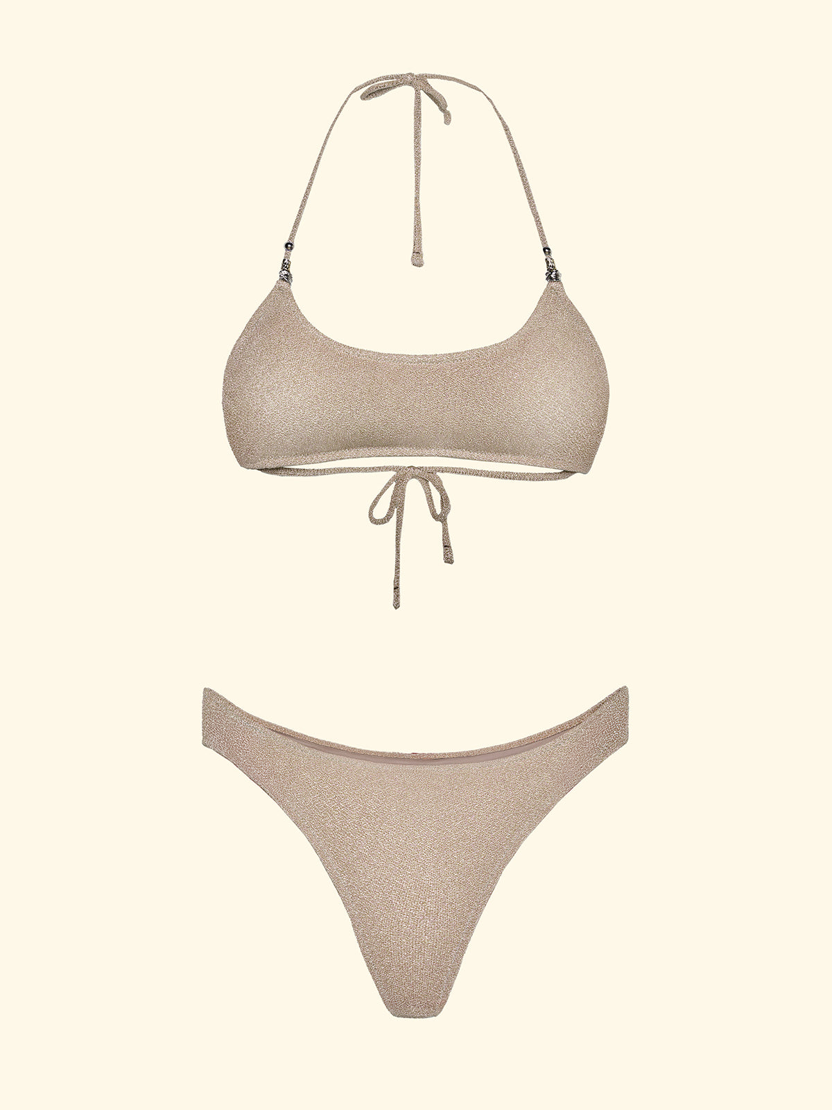 Kadın Bikinileri F**K Ayarlanabilir Üst Slip Gold Sabit Külot SW1102-GD