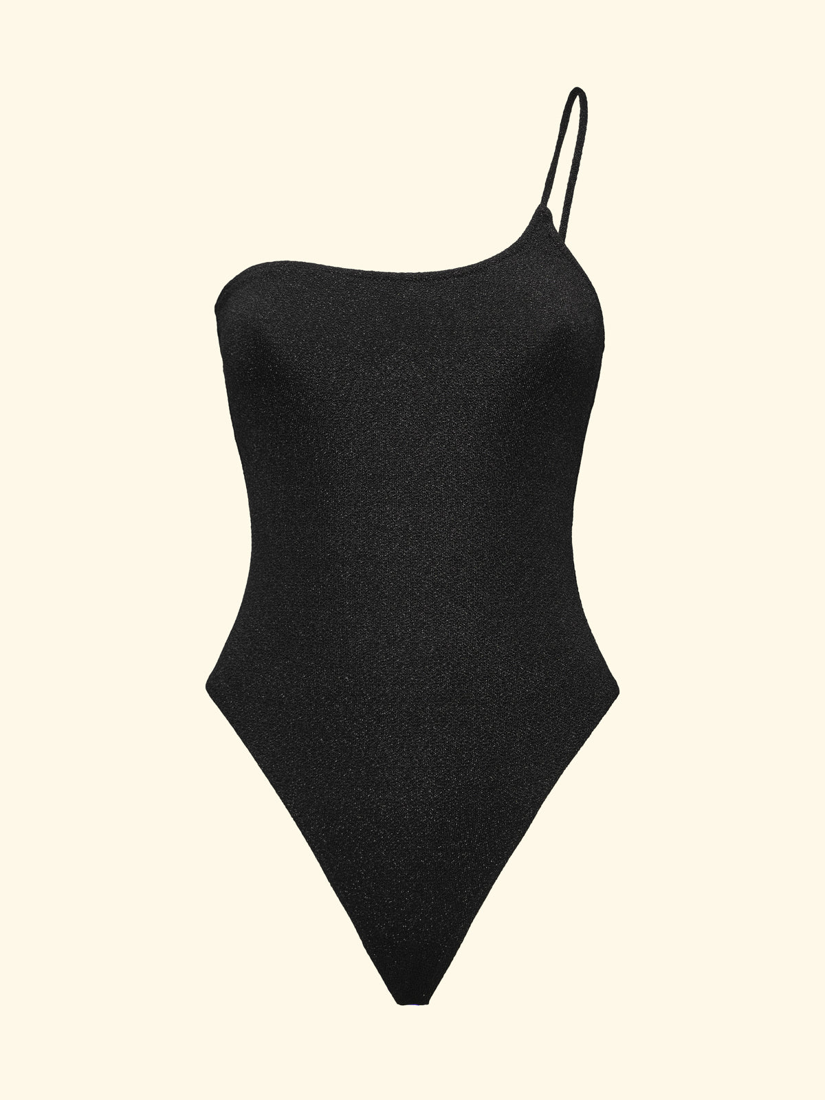 Image of Monokini à une épaule pour femmes F**K Noir SW1144-BK