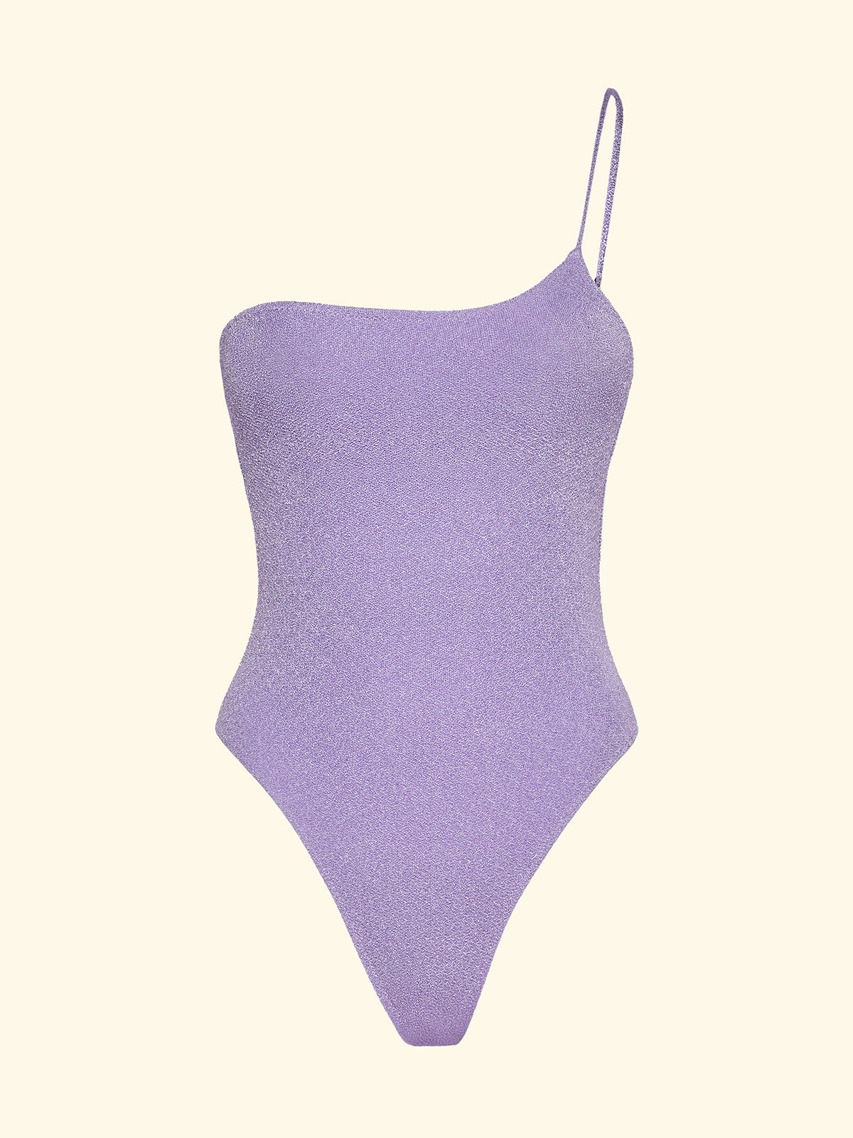Einschultriger Monokini für Damen F**K Lila SW1144-LC
