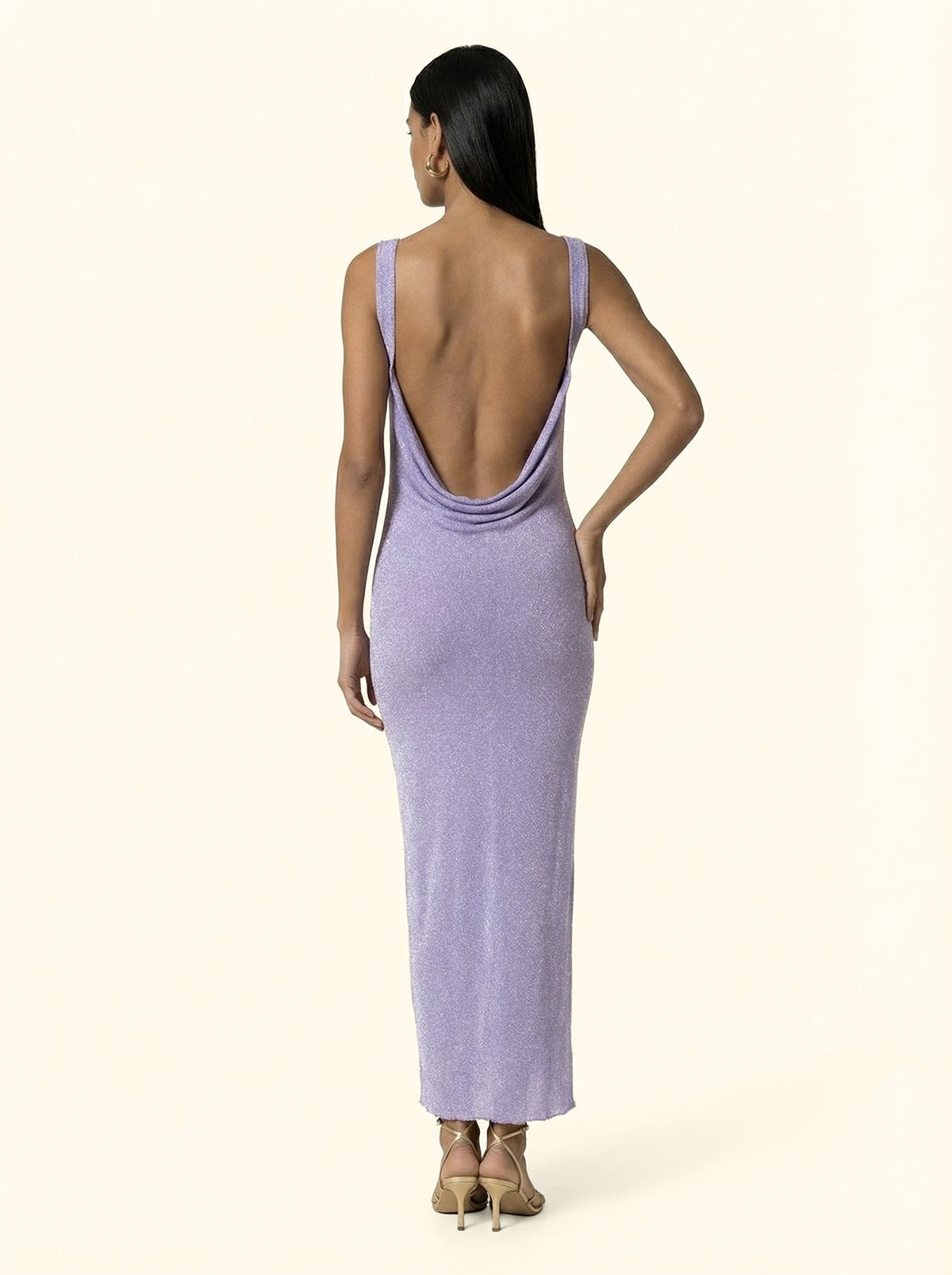 Vestito Lungo Donna F**K Lilla SW1150-LC