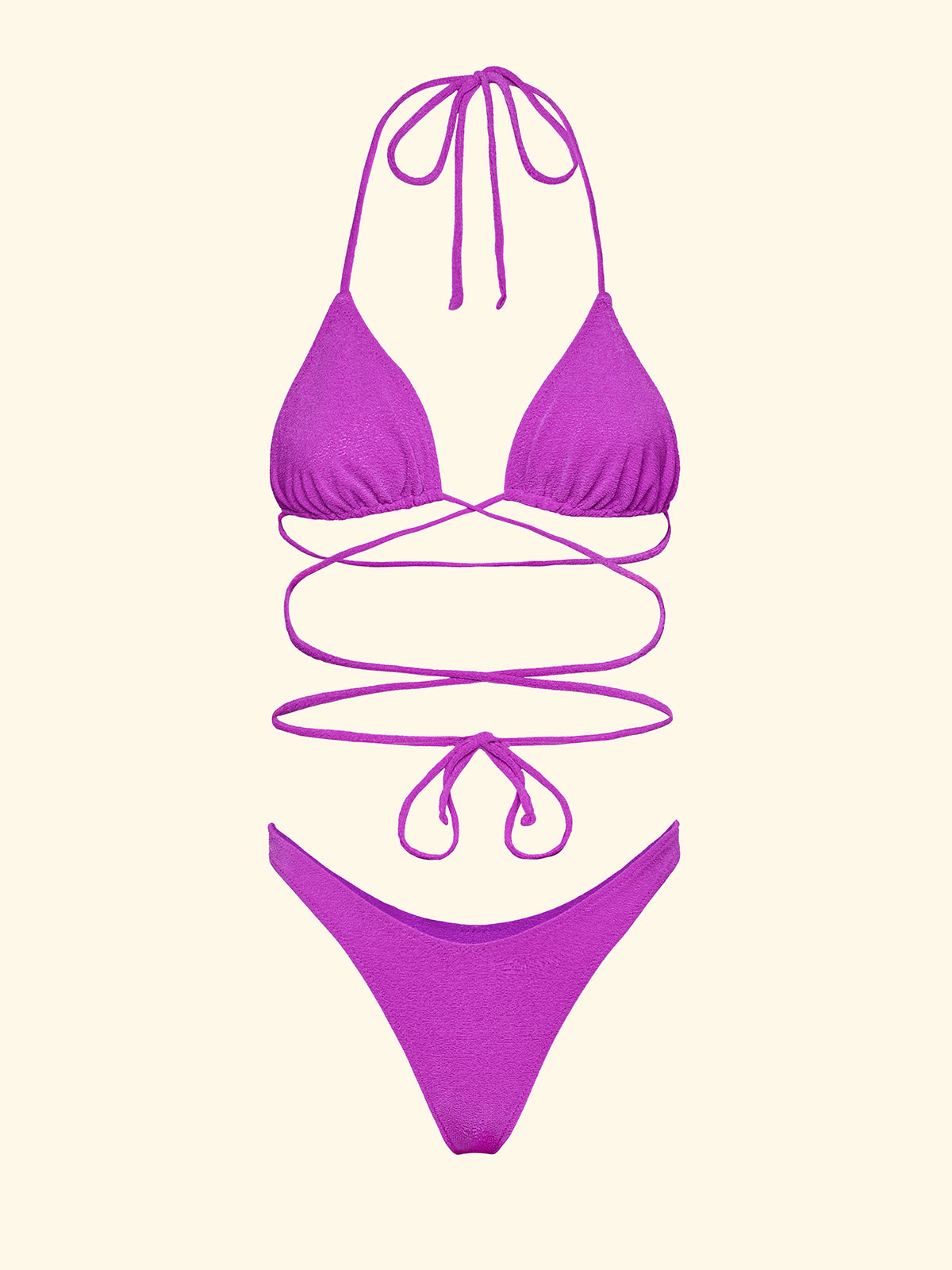 Image of Damen-Bikinis F**K Dreieck mit Slip American Fixed Purple SW1801-PR