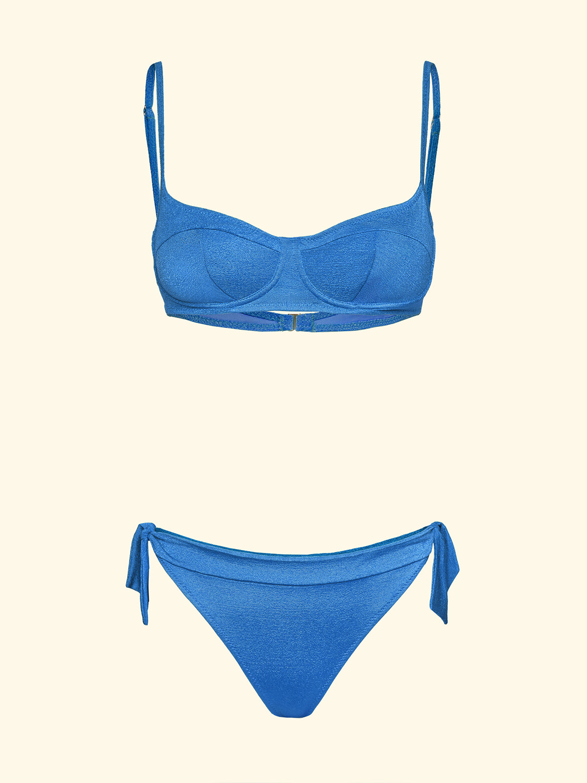 Image of Bikini për femra F**K Sytjena me tela të poshtme dhe Slip Blu e rregullueshme SW1804-LG