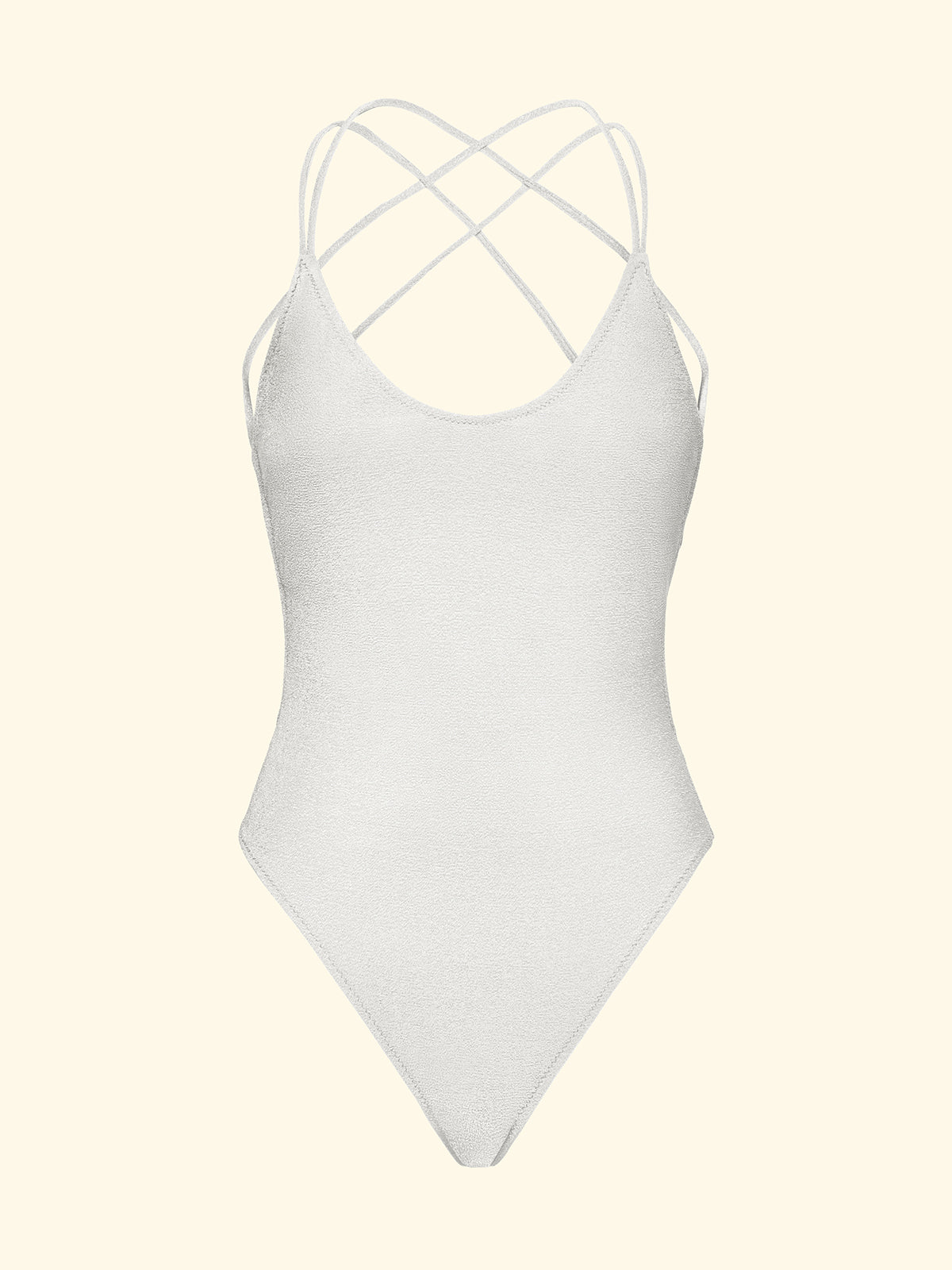 Monokini voor dames F**K Wit SW1808-WH
