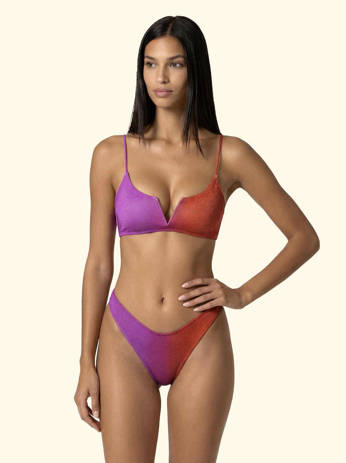 Women's Bikinis F**K Top with underwire and Slip Fixed American Fantasia SW1852-X81