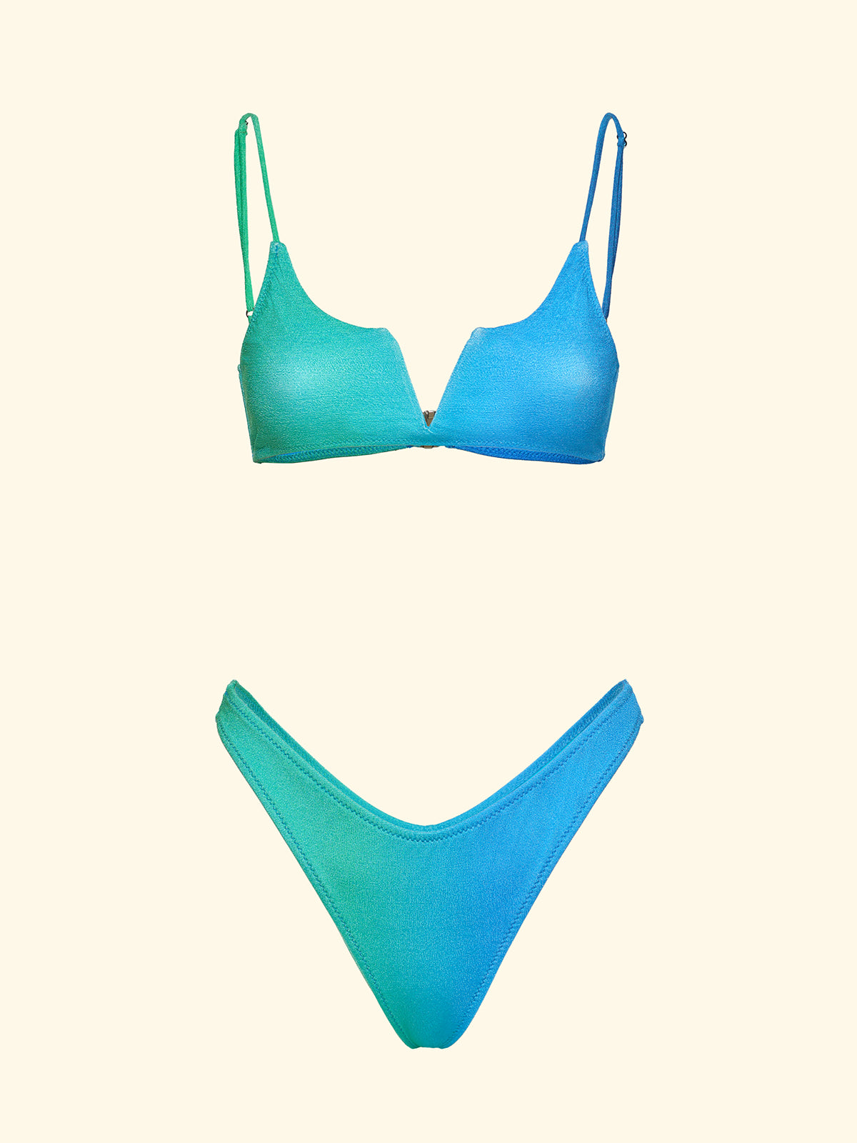Image of Damen-Bikinis F**K Top mit Bügel und Slip American Fantasia SW1852-X82 behoben