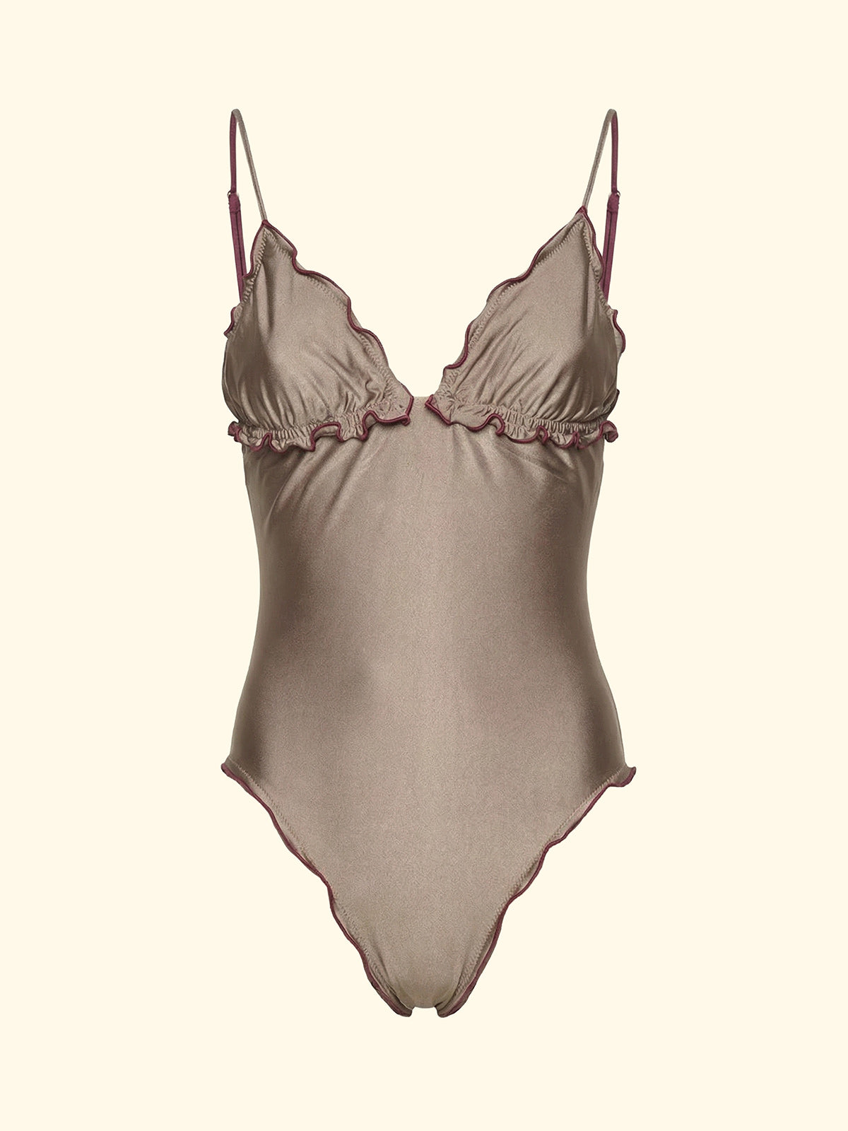 Monoquíni feminino F**K Cinza SW1910-DG