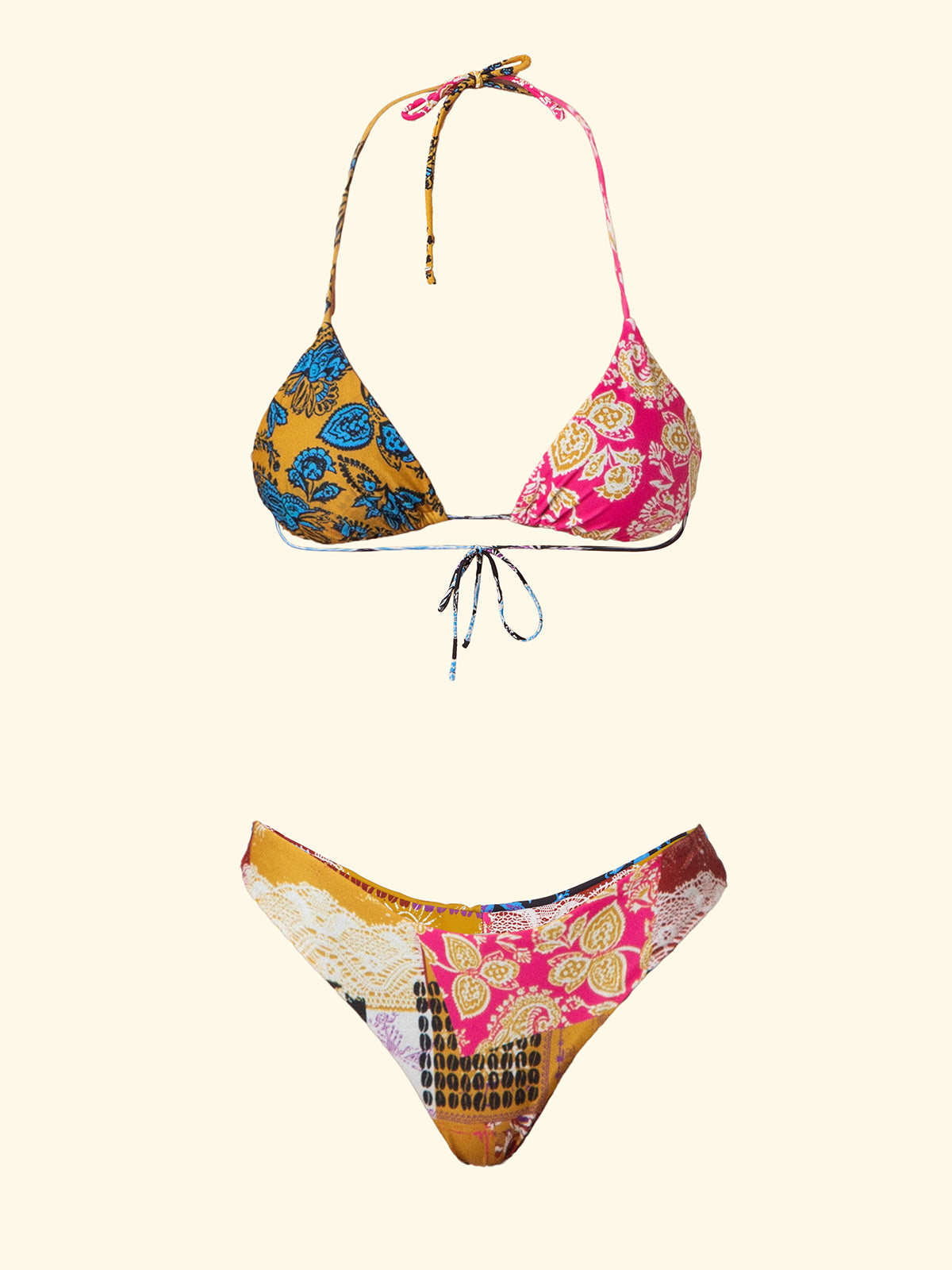 Ženski bikiniji F**K Trokut sa Slip American Fixed Fantasy SW2104-X45