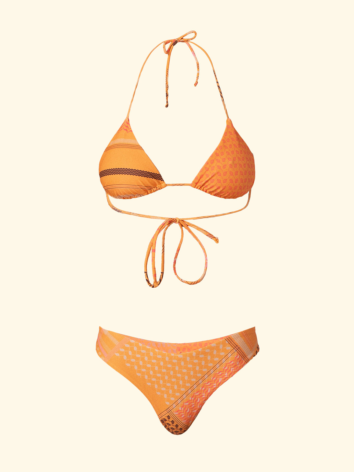 Dames bikini's F**K Driehoek met Slip Amerikaanse vaste fantasie SW2107-X70