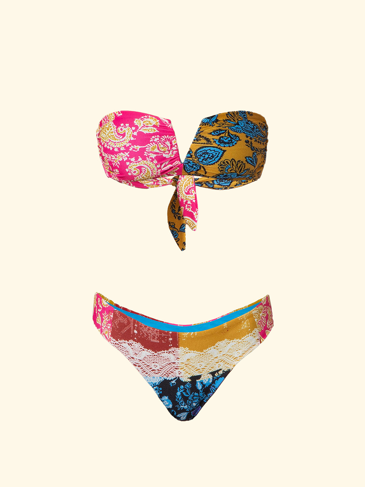 Image of Ženski bikiniji F**K V-pojas sa Slip Fiksna Fantasia SW2204-X45