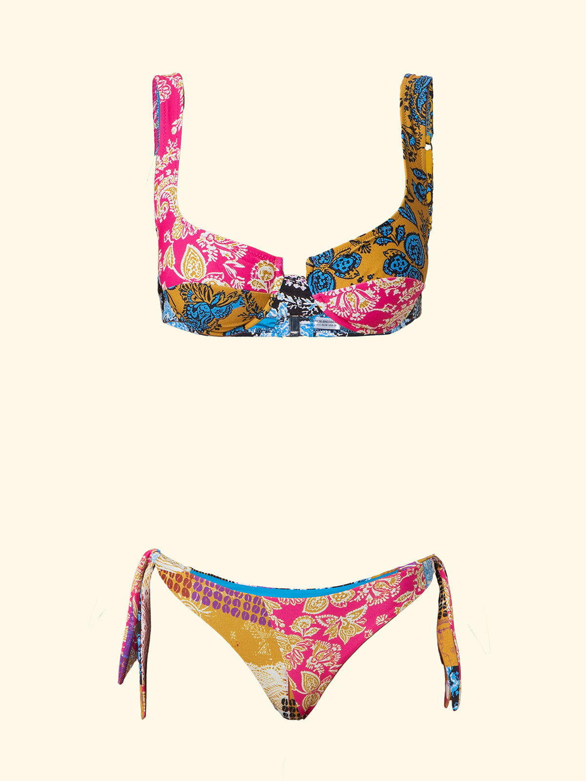 Bikinis pour femmes F**K Soutien-gorge à armatures avec Slip Fantaisie réglable SW2304-X45
