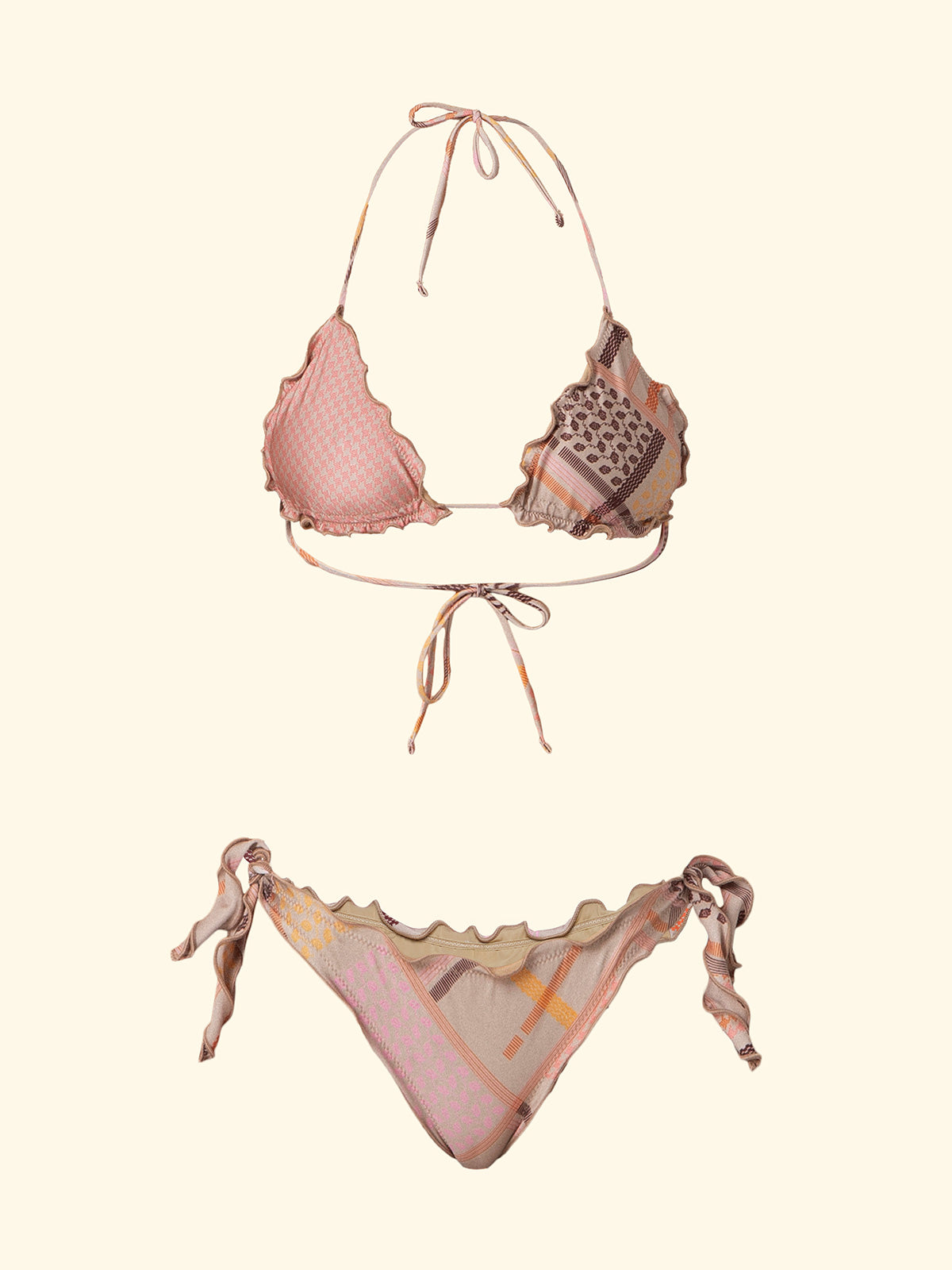 Dames bikini's F**K Driehoek met Slip Verstelbare Fantasie SW2507-X69