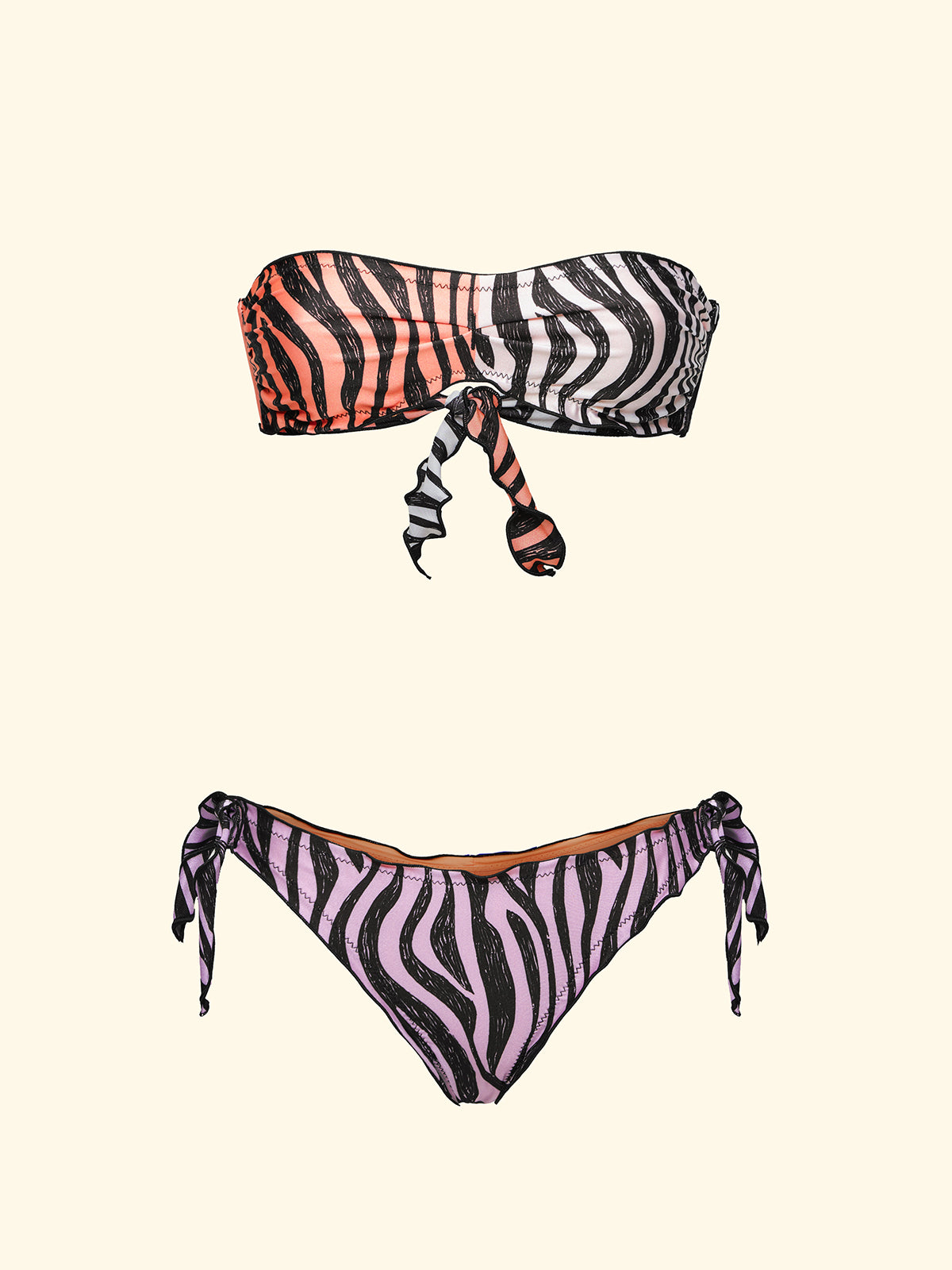 Bikini Donna F**K Fascia con Slip Regolabile Fantasia SW2601X10