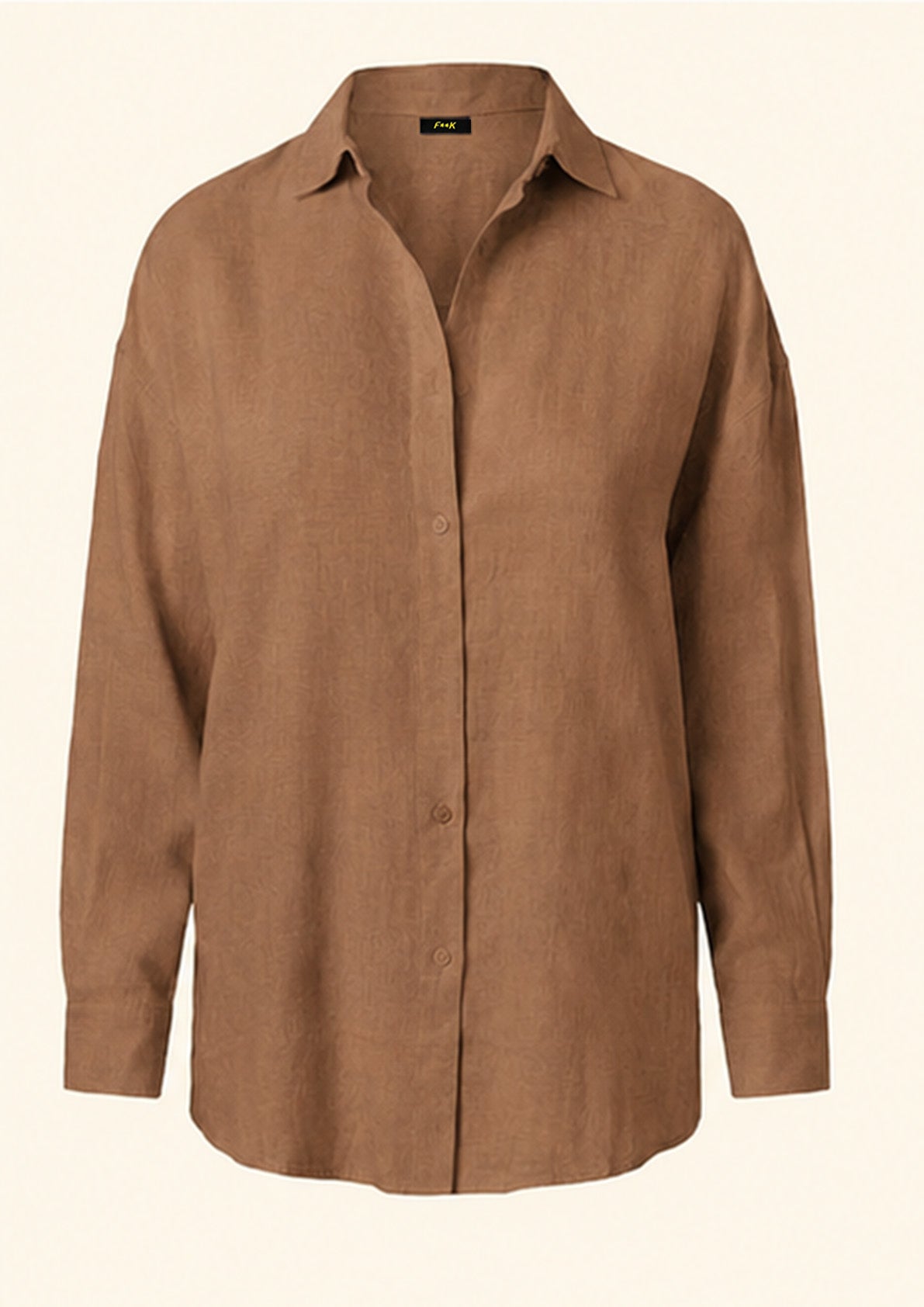 Image of Camicia Donna F**K Marrone SW1942-BN