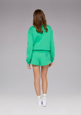 Groene unifit paricotaal sweatshirt