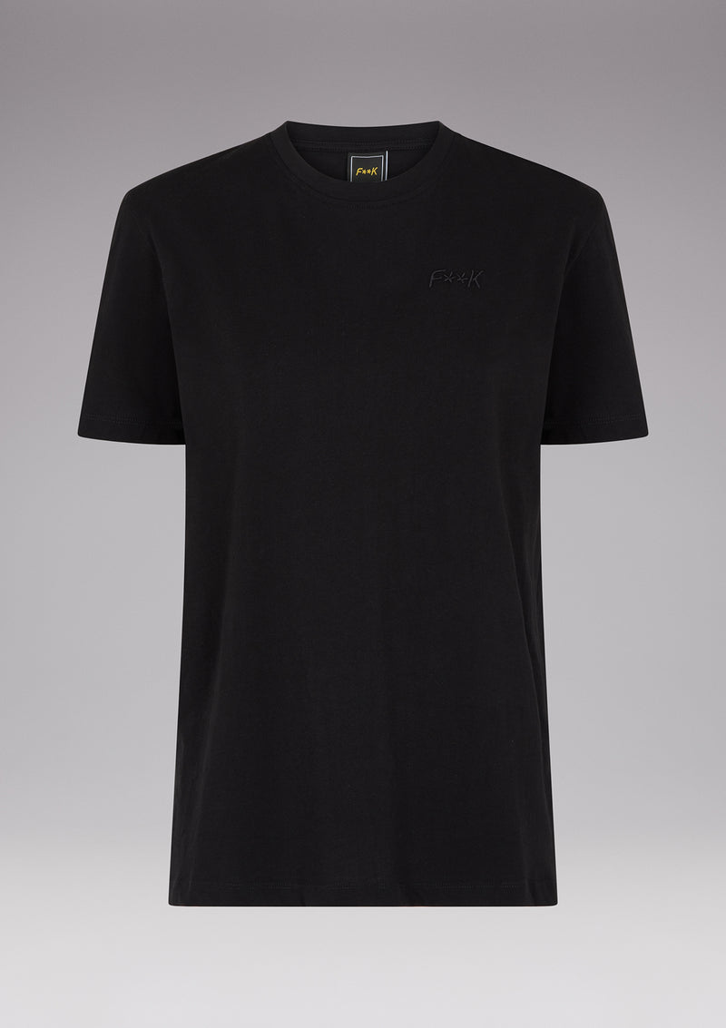 Μαύρο unifit κανονικό μπλουζάκι