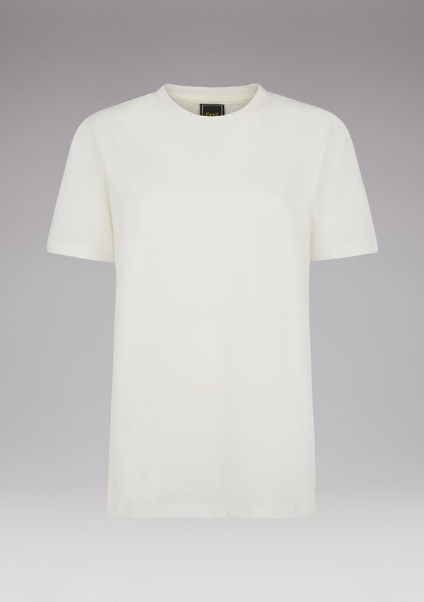 Regelmäßiges, weißes T-Shirt