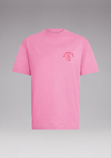 Über ein unifites Rosa-T-Shirt